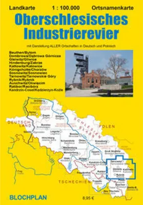 Produktbild von Landkarte Oberschlesisches Industrierevier 1:100 000