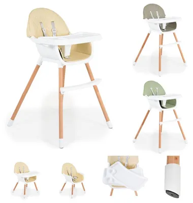 Produktbild von Cangaroo Kinderstuhl 2-in-1 Holz Beige