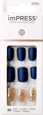Produktbild von KISS imPRESS Press On Manicure Wannabe Star Short Square with PureFit Technology - 30 Fake Nails