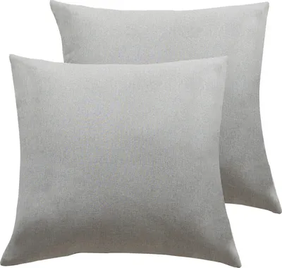 Obrázek produktu pro Venkovní terasa Balkon Vodotěsné polštáře Kryty čtvercový polštář kryt pro zahradní stan gauč(2 kusy,45*45cm,Grey)