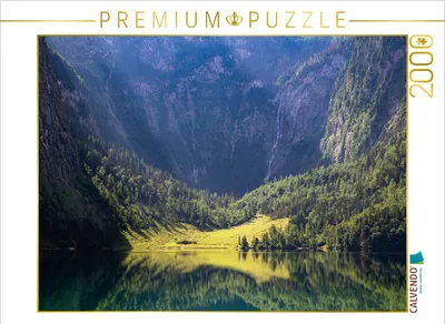 Produktbild von CALVENDO Puzzle Morgenstimmung am Obersee | 2000 Teile Lege-Größe 90x67cm Foto-Puzzle für glückliche Stunden