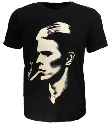 Zdjęcie produktu dla Koszulka David Bowie Smoke Portrait – oficjalny gadżet – rozmiar XXL