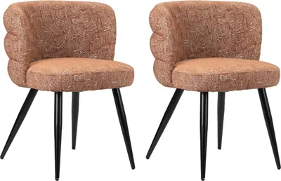 Produktbild von 2er-Set Esszimmerstühle Cloud - Safiya Terracotta