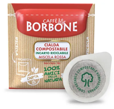 Immagine prodotto di Cialde Caffè Borbone Miscela Rossa.MARCHI:Caffe borbone,Formato:50 cialde