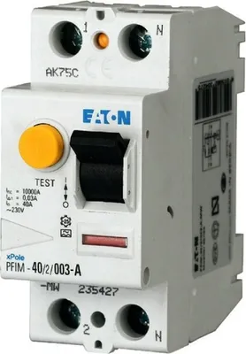 Produktbild von Eaton FEHLERSTROMSCHUTZSCHALTER (PFIM-63/2/003-G/A)