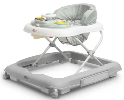Produktbild von TOYZ Timon 2in1 Baby Lauflernwagen Wippe Lauflernhilfe 68x63x52cm Grau