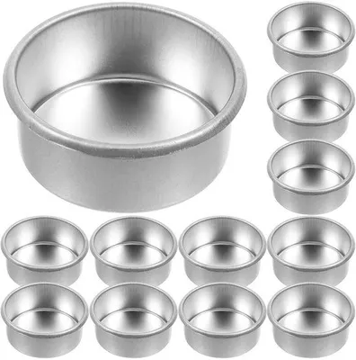Productafbeelding van Dailygoods- Theelichtbekers 20 Stuks - Ronde Kaarsenbekers