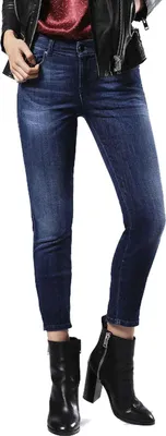 Produktbild von Diesel Sandy 0679K Stretch Damen Jeans Hose Slim Straight