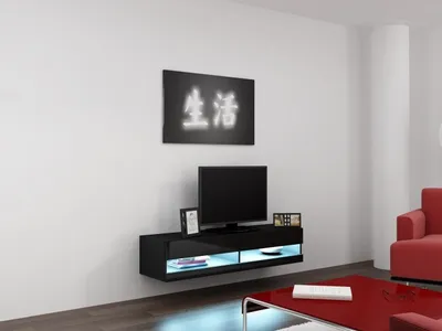 Produktbild von Szafka RTV VIGO NEW '140' 30/140/40 czarny/czar.poł
