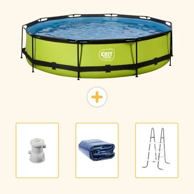 Imagen del producto de Conjunto de piscina para salida - 360x76 cm - 4 piezas - SCB95