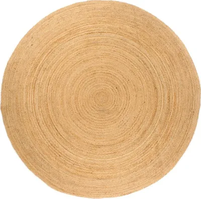 Produktbild von Teppich Jute Geflochten 240 cm Rund