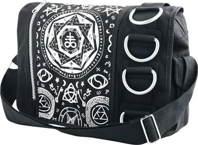 Produktbild von Banned Alternative Umhängetasche Uni Pentagram schwarz Standard