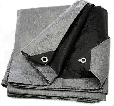 Produktbild von Abdeckplane Schwarz-Silber 3X7 M 260G/M2