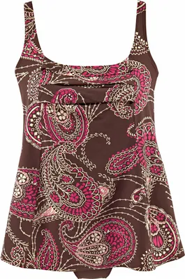 Produktbild von LASCANA Badekleid braun-bedruckt Größe 52 Cup D