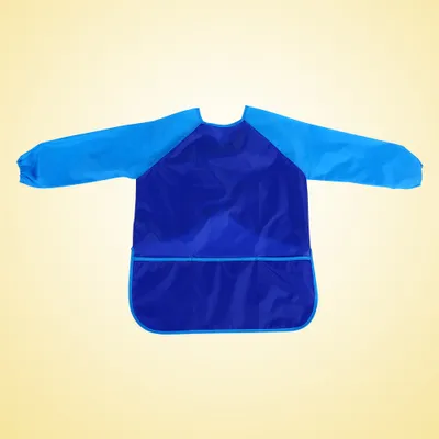 Image de Tablier de bricolage imperméable pour enfants Tablier de dessin Peinture Cuisine Smock avec poche