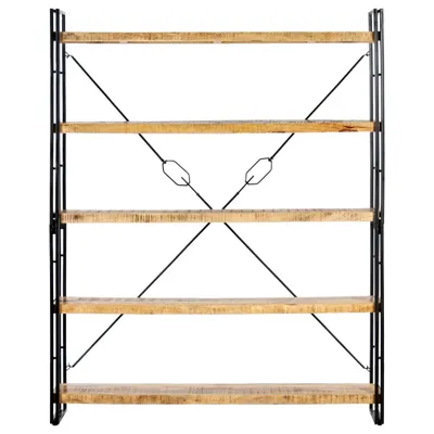 Produktbild von vidaXL Bücherregal 5 Fächer 140x30x180 cm Mango Massivholz