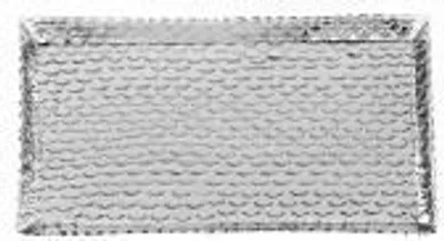 Produktbild von Tablett rechteckig, Halbmond, Klein 22,0 X 12,0 cm Aluminium vernickelt