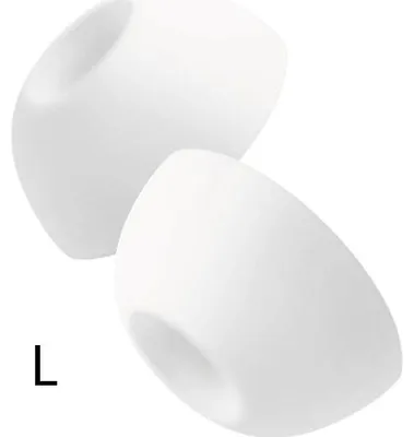 Produktbild von Silikon-Ohrstöpsel Größe L für AirPods Pro 3, Fixed Plugs, 2er-Set, Weiß. 2 sets