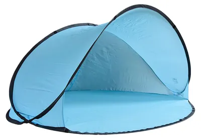 Produktbild von Strand-Pop-Up-Zelt mit Tragetasche, Heringen, einfach aufzubauen, Sonnenschutzzelt für 2-3 Personen, tragbar, faltbar, UV-Schutz