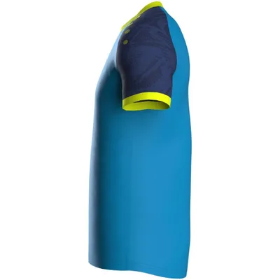 Produktbild von Jako Iconic Trikot Kurzarm Kinder - Jako Blau / Marine / Neongelb