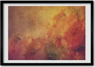 Produktbild von Bild - Bilderrahmen - 100 cm x 70 cm - MDF - Rahmen - Foto - Wandkunst Blumen