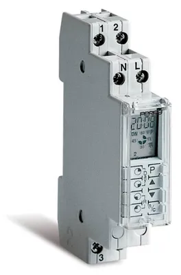 Immagine prodotto di ÖZPOLAT GMBH Wallair 1IO1071 Timer digitale Programma settimanale 3500 W IP40 Riserva di carica
