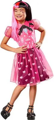 Produktbild von Rubies Draculaura Classic Girl-kostüm Rosa 7-8 Years Rosa 7-8 Years