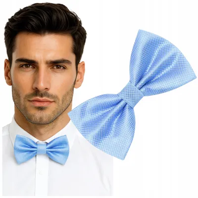 Produktbild von Luvu Herren Fliege elegant glatt doppelt verstellbar