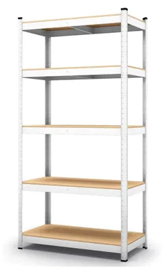 Produktbild von Verzinktes Lagerregal, belastbar bis 875 kg - Maße: 200 x 100 x 50 cm, Regal für Keller, Steckregal, Werkstattregal, Schwerlastregal