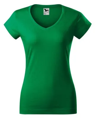 Immagine prodotto di Malfini - T-shirt da donna, scollo a V, aderente PP10151 (S) (verde)