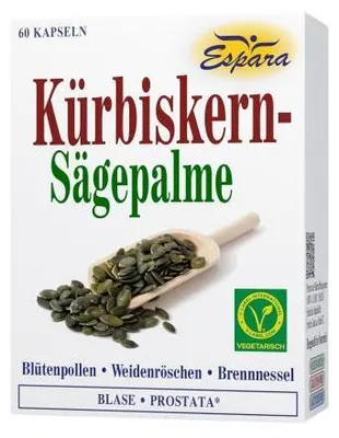 Produktbild von Kürbiskern-Sägepalme Kapseln 60 St