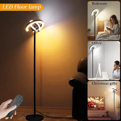 Obrázok produktu pre Stojaca lampa, otočný dizajn, magnetické diaľkové ovládanie, stojaca lampa