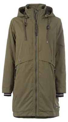 Productafbeelding van Deze khaki parka, maat 36. Soquesto jassen, herfst/winter 2025