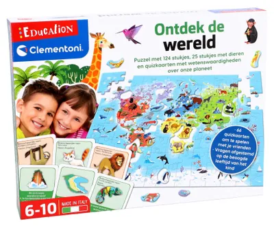 Image de Clementoni Education découvrez le monde