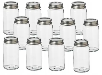 Produktbild von IKEA GULDFISK Gewürzgläser 12 Stück Glasbehälter