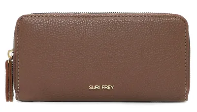 Produktbild von SURI FREY Geldbörse Ketty Zip Around Wallet Darktaupe braun