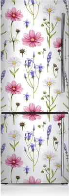 Produktbild von Magnete Küche Kühlschrank Kühlschrankmagnete 70x190 cm - Feld Gänseblümchen.