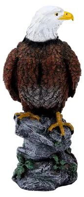Produktbild von Gartenadler Gartenstatuen, Vogelabwehr Taubenschreck Adler Figur Garten Deko Skulptur aus Kunstharz Greifvogel-Skulptur für Garten Balkon Terrasse Hausgarten Dekoration