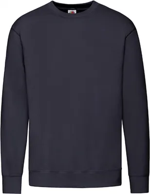 Produktbild von Fruit of the Loom 62-156-0 | Herren New Lightweight Set-In Sweat / Belcoro® Garn - Farbe: Deep Navy - Größe: S