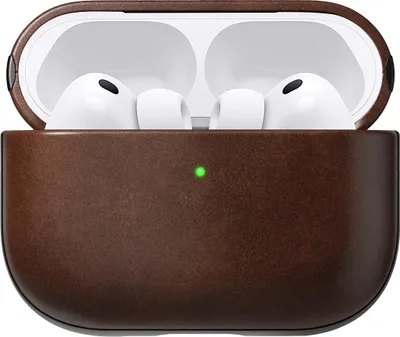 Immagine prodotto di Custodia Nomad Modern in pelle Horween per AirPods Pro 3 in marrone ruggine