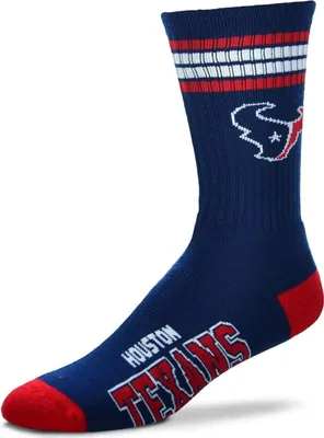 Produktbild von For Bare Feet - NFL Houston Texans Graphic 4-Stripe Deuce Socken - Mehrfarbig : Mehrfarbig L Farbe: Mehrfarbig Größe: L