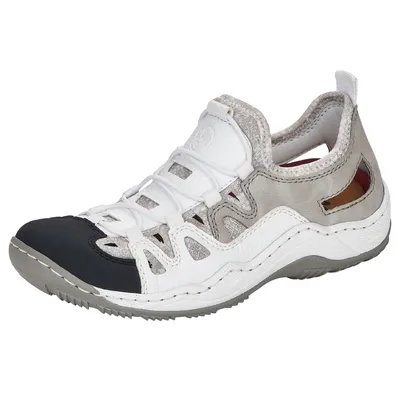 Produktbild von Rieker L0539-80 - Rieker Slipper Weiß Rieker Farbe: weiss, Größe: 42,