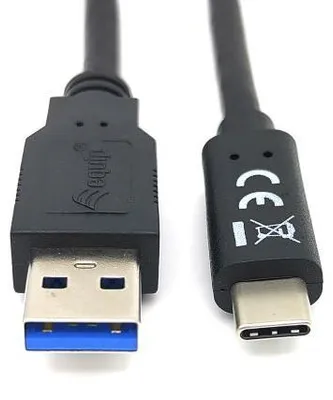Produktbild von Equip USB 3.2 Gen 1 Typ A auf Typ C Kabel, M/M, 2.0 m, 2 m, USB A, USB C, USB 3.2 Gen 1 (3.1 Gen 1), 5 Gbit/s, Schwarz
