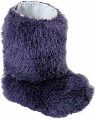 Produktbild von Käthe Kruse Puppenstiefel lila - Fell Boots für Puppen 39-41 cm