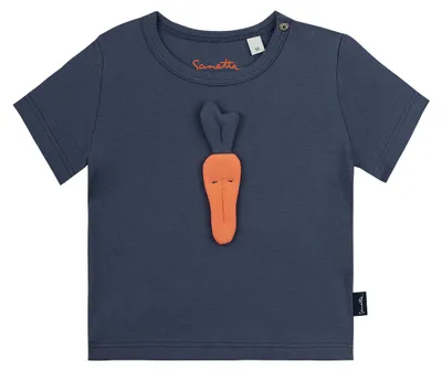 Produktbild von Sanetta Kidswear Jungen T-Shirt dunkelblau Karotte 62