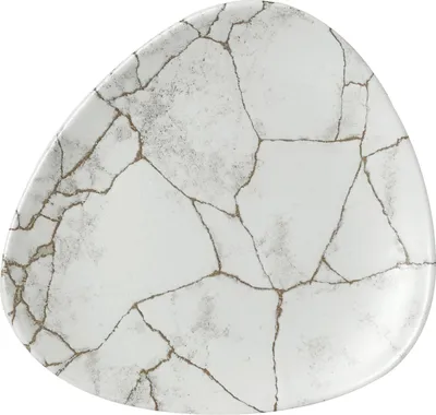 Produktbild von CHURCHILL Kintsugi Agate Grey Teller flach, ø: 192 mm