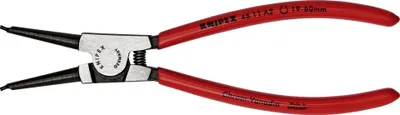 Produktbild von Knipex Sicherungsringzange DIN 5254 A L180mm Ø 19,0-60,0mm schwarz atramentiert poliert - 46 11 A2 SB