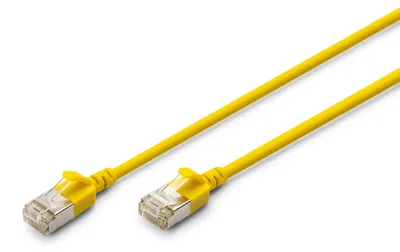 Immagine prodotto di Digitus DK-1632-A-003S-Y DIGITUS Patchkabel CAT 6A F/FTP Slim 0,30m gelb
