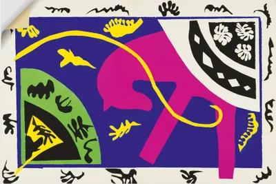 Produktbild von ARTland Wandbild, selbstklebend Pferd, Kunstreiterin und Clown. 1947 Größe: 90x60 cm