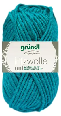Produktbild von Gründl Filzwolle uni,Waschfilzen,100%Schurwolle,50g/50m,NS 8-9 57